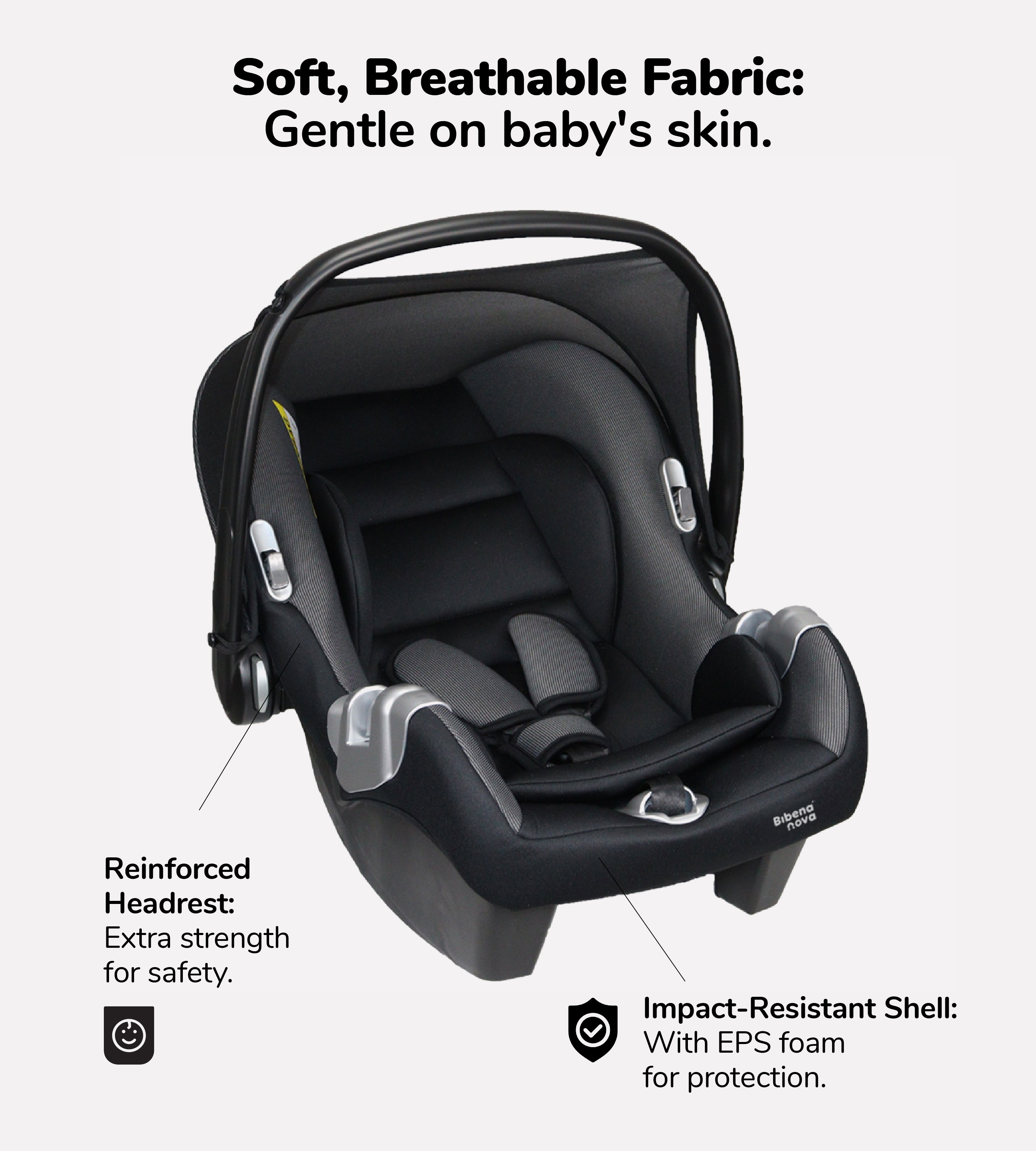 Trona Plus 0-13KG Baby Car Seat