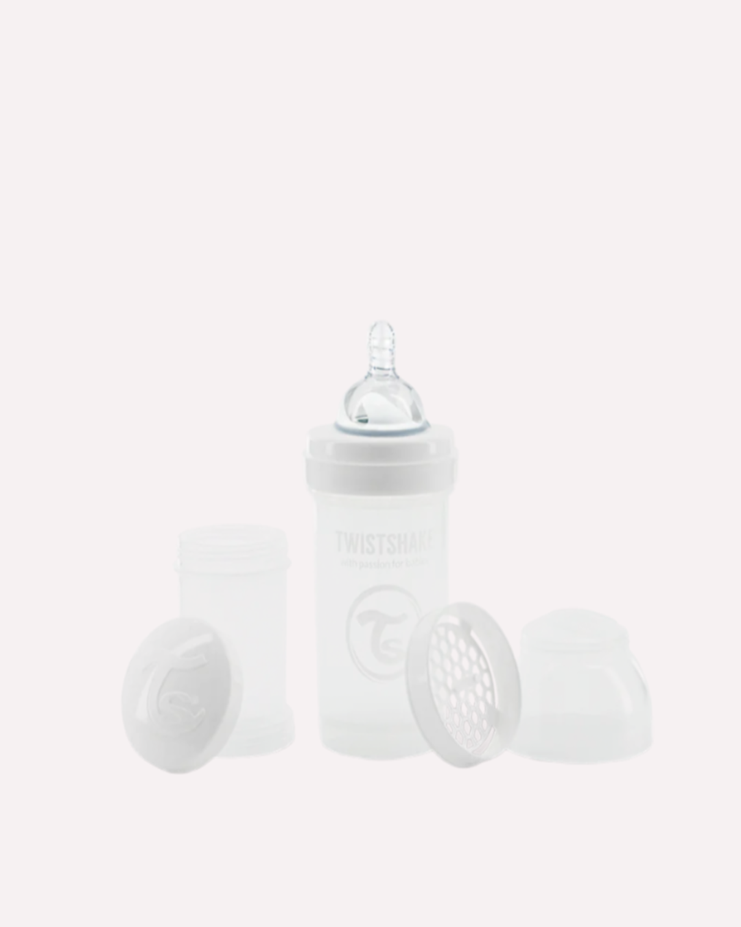 Twistshake Anti-Colic 330ml White | Bibenanova KSA