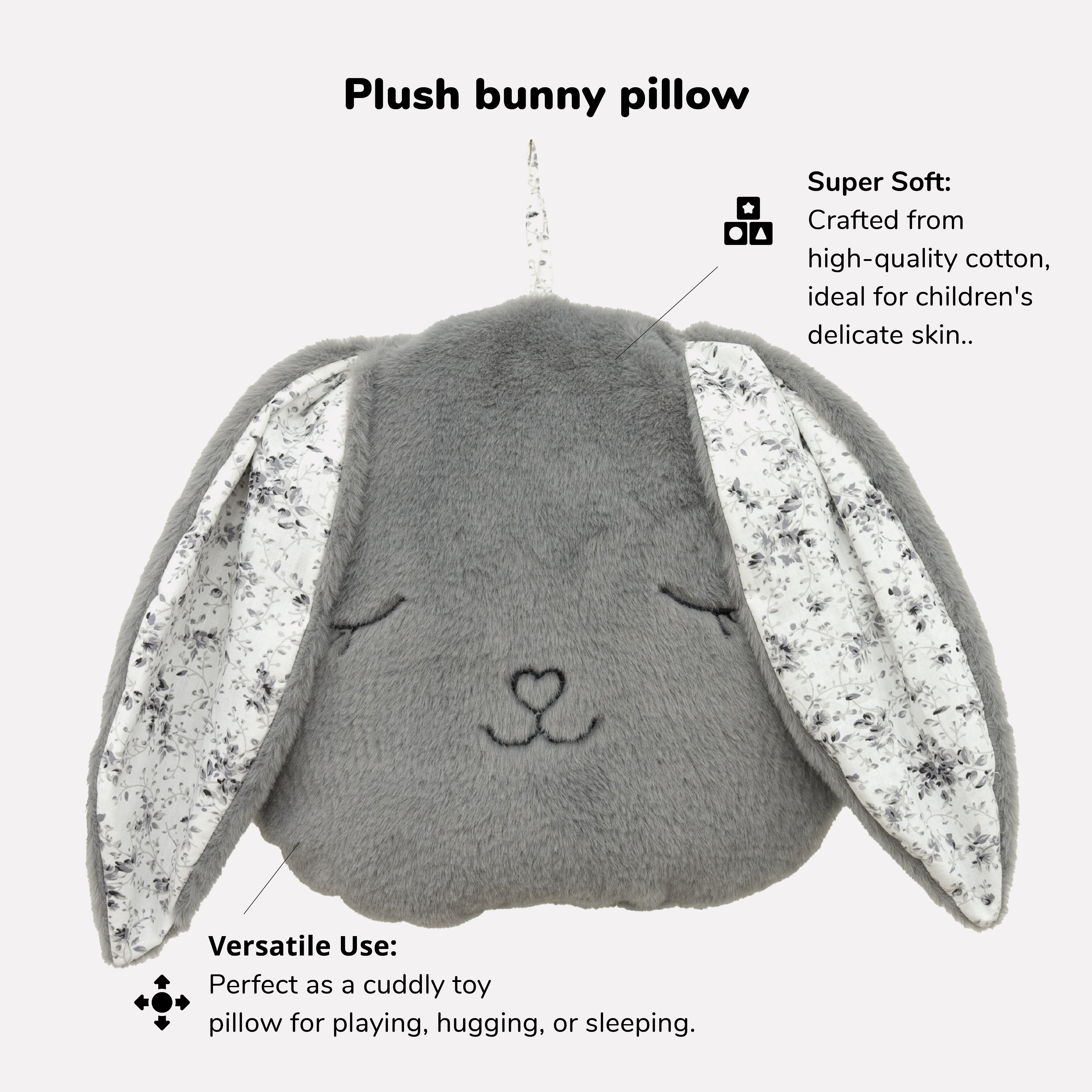 Bunny Toy Pillow