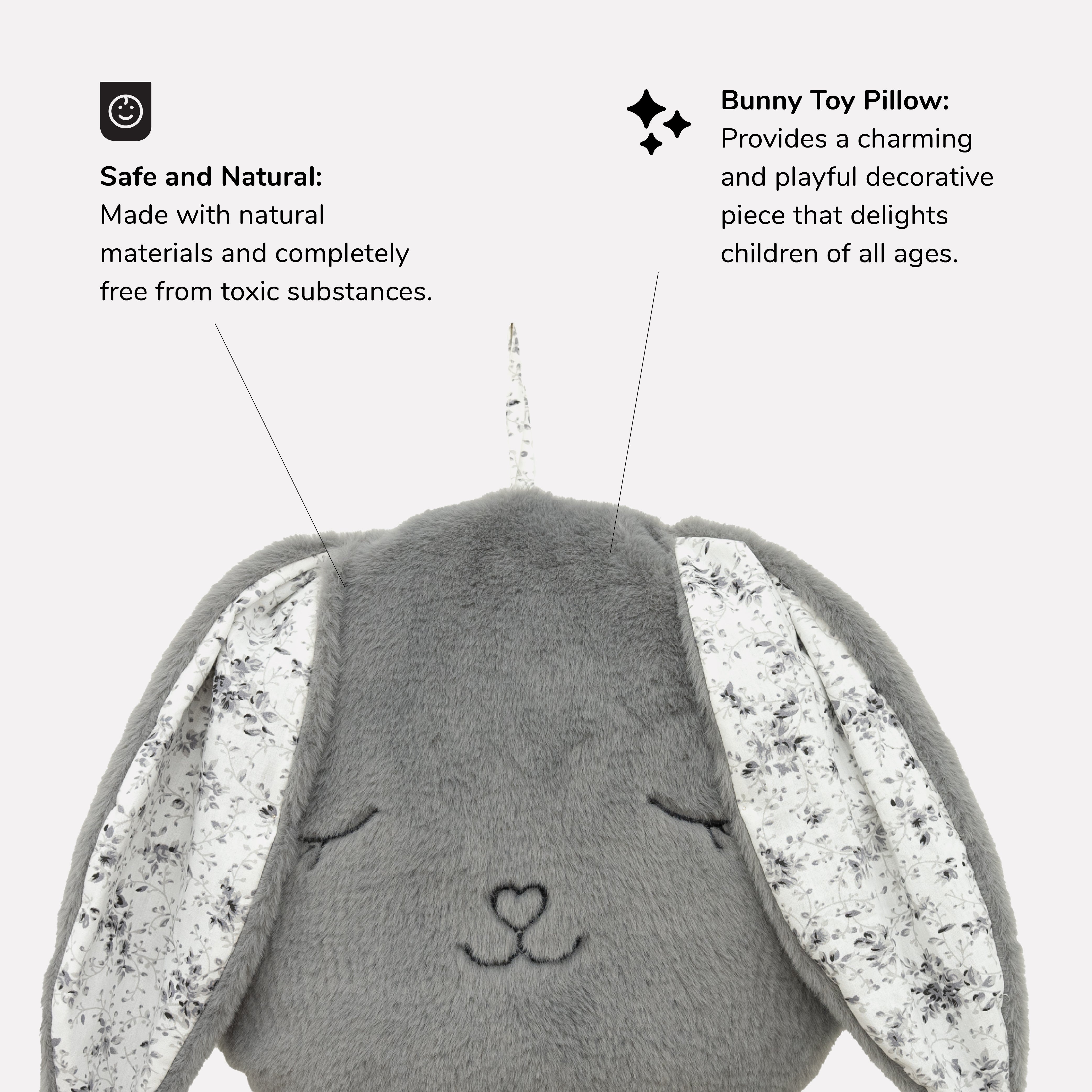 Bunny Toy Pillow