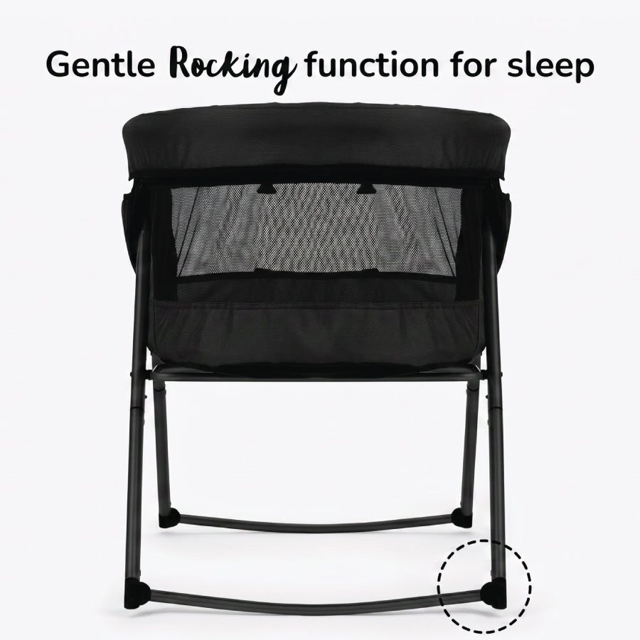 Folding Aluminum Portable Bed & Bassinet