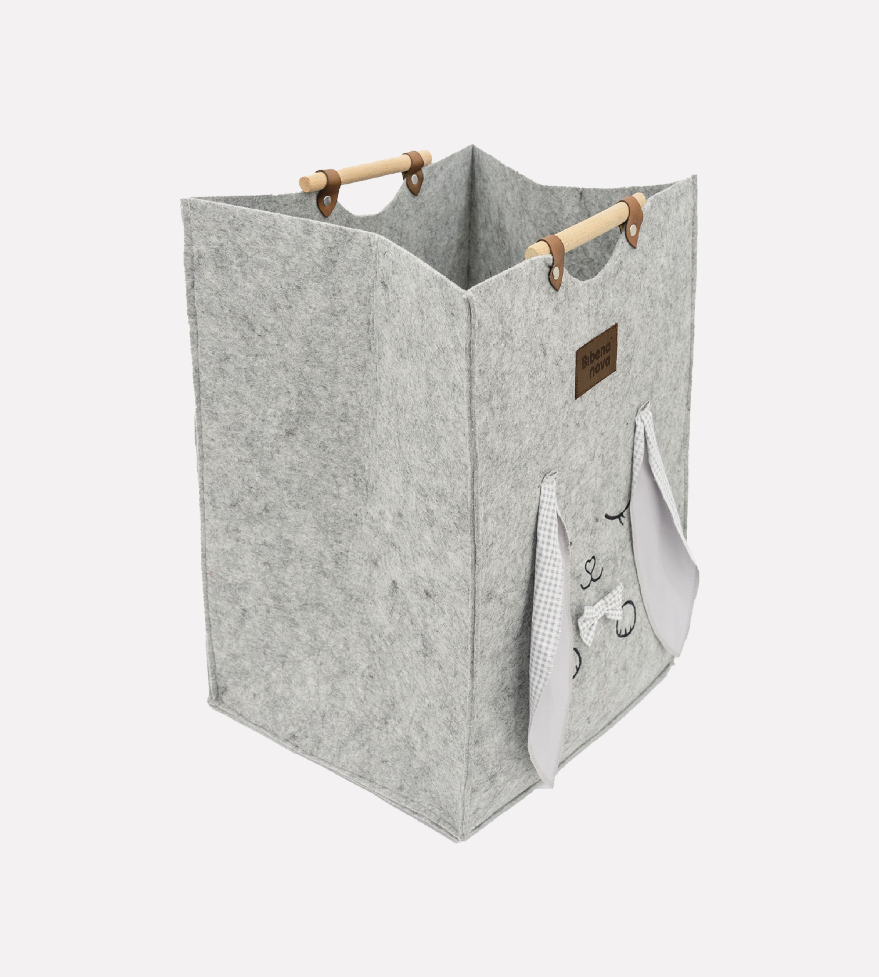 #Gray-Plaid Gray Ears