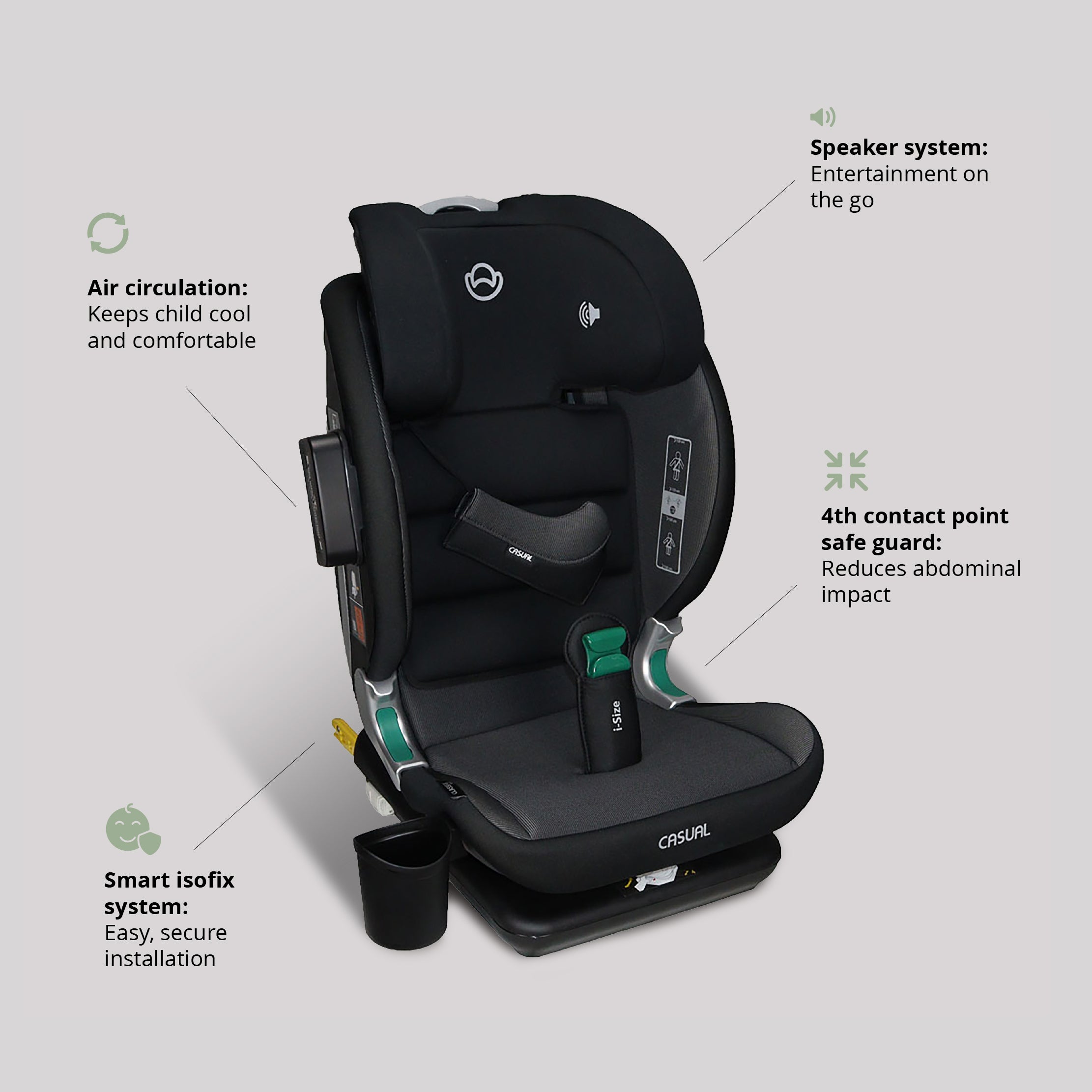 Classfix Plus 100-150CM Child Car Seat